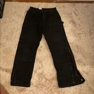 Used Men’s Carhartt Quilt Lined Waist Overalls